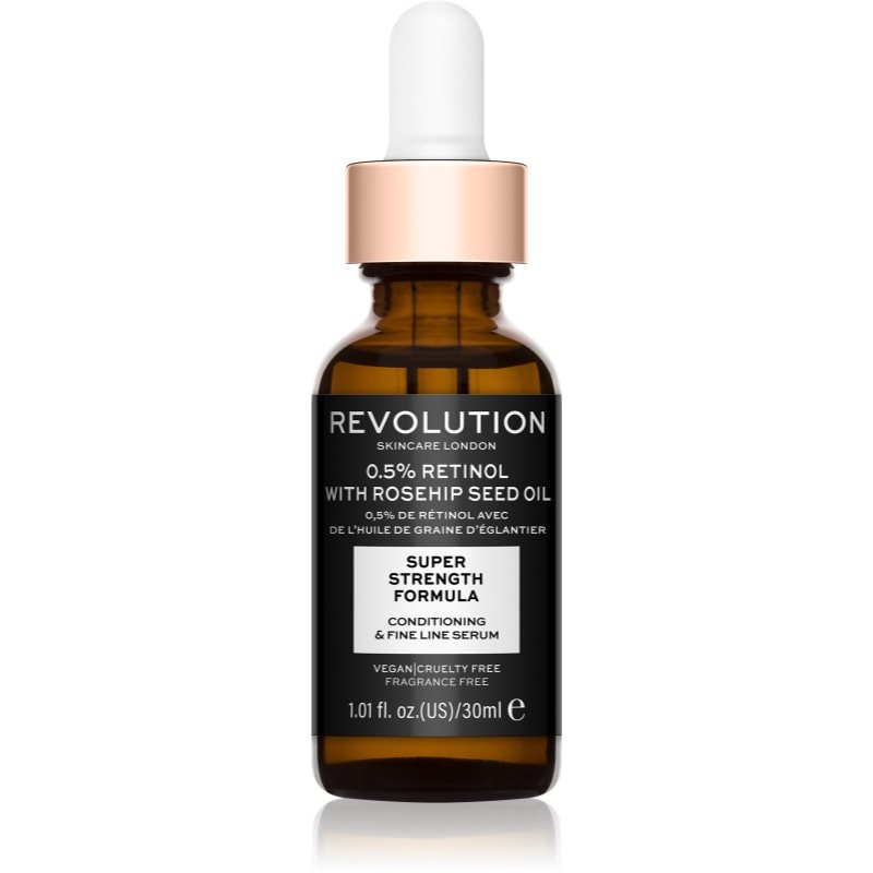 Revolution Skincare Retinol 0.5% With Rosehip Seed Oil хидратиращ серум против бръчки - Грижа за лице - Сравни цени от 1 магазин с безплатна доставка