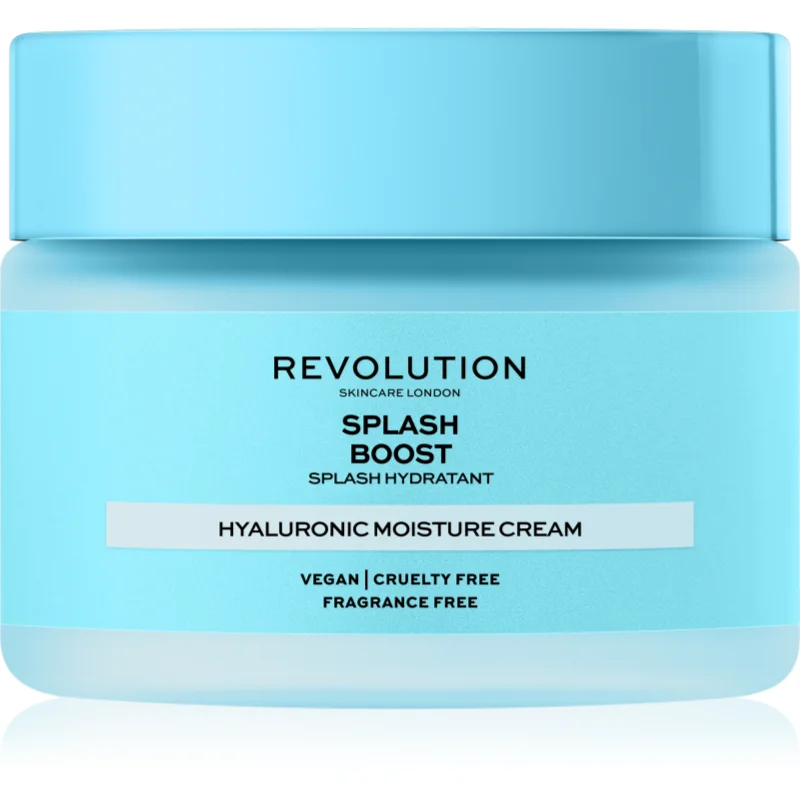 Revolution Skincare Boost Hyaluronic Acid Splash интензивен хидратиращ крем с хиалуронова киселина - Грижа за лице - Сравни цени от 1 магазин с безплатна доставка