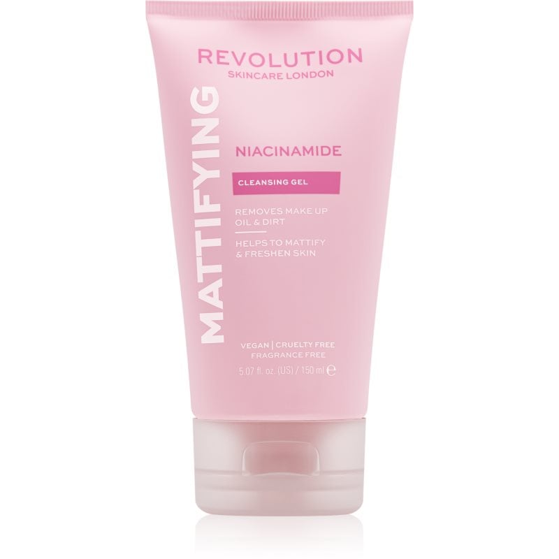 Revolution Skincare Niacinamide Mattify матиращ почистващ гел