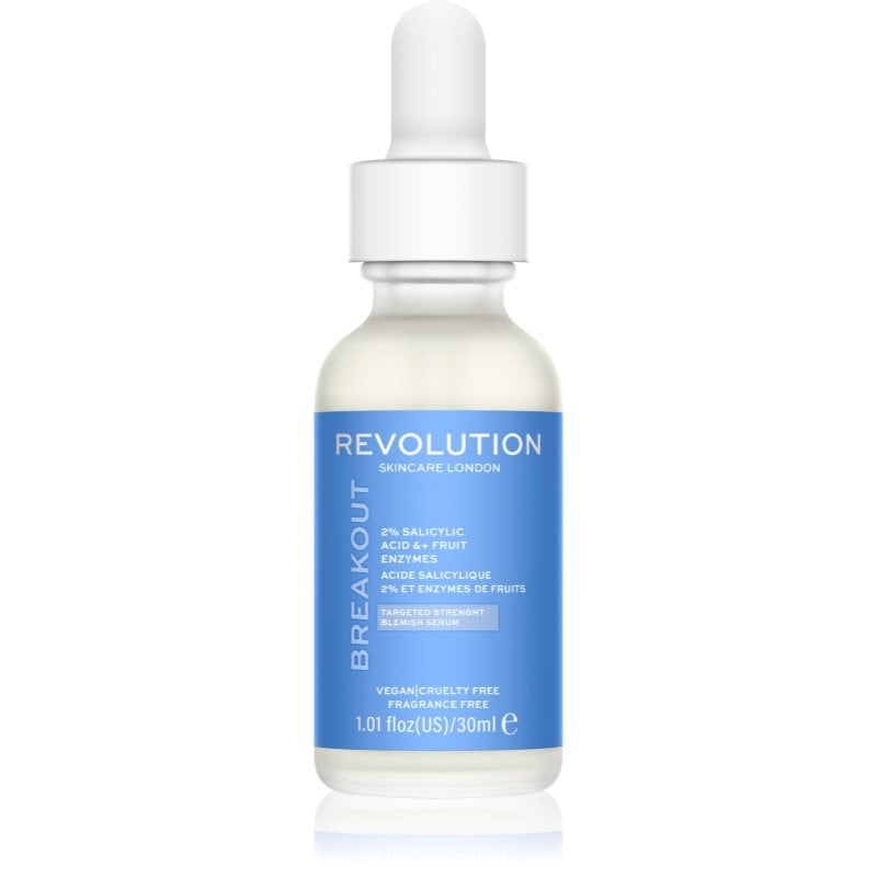 Revolution Skincare Super Salicylic 2% Salicylic Acid & Fruit Enzymes регенериращ серум за мазна и проблемна кожа