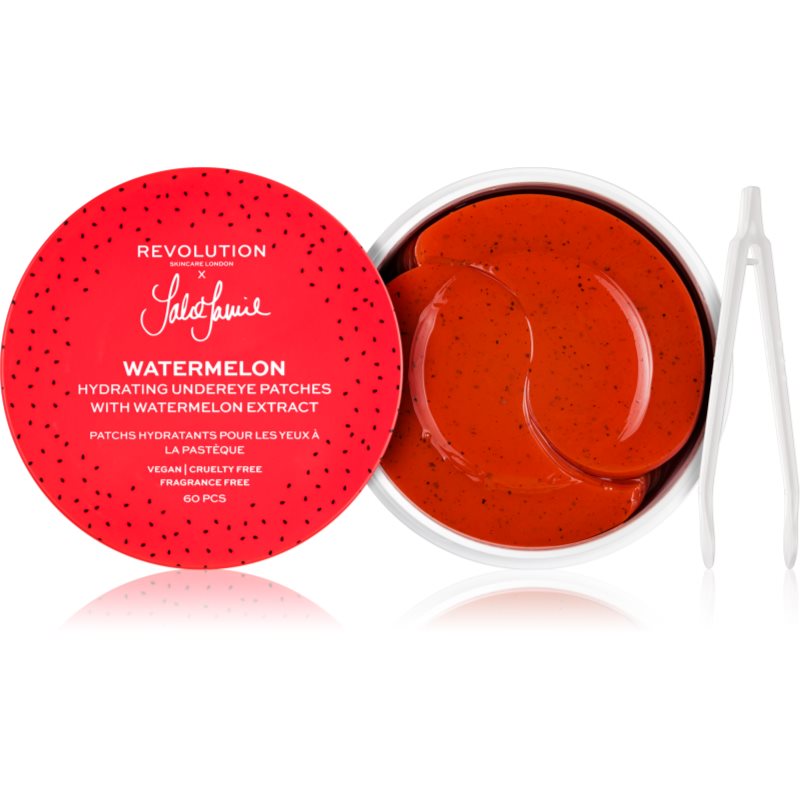 Revolution Skincare X Jake-Jamie Watermelon хидрогелова маска за зоната около очите за освежаване и хидратация - Грижа за лице - Сравни цени от 1 магазин с безплатна доставка