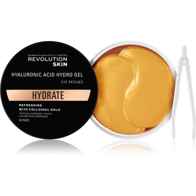 Revolution Skincare Gold Hydrogel хидрогелова маска за зоната около очите със злато
