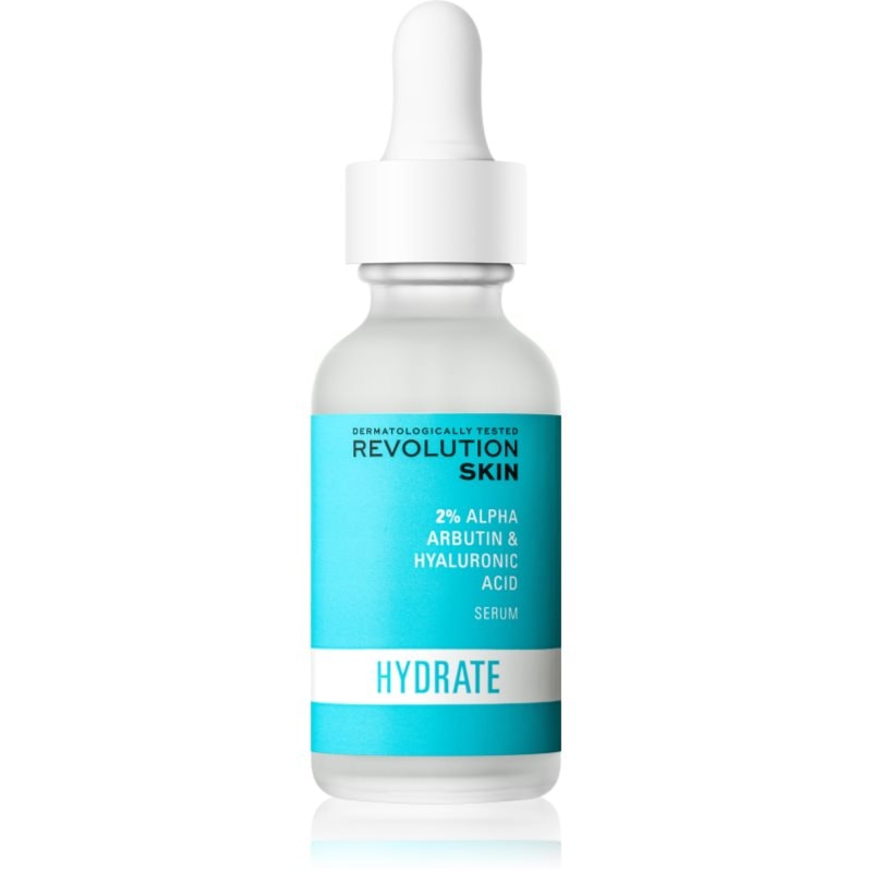 Revolution Skincare Hyaluronic Acid & 2% Alpha Arbutin озаряващ хидратиращ серум - Грижа за лице - Сравни цени от 1 магазин с безплатна доставка