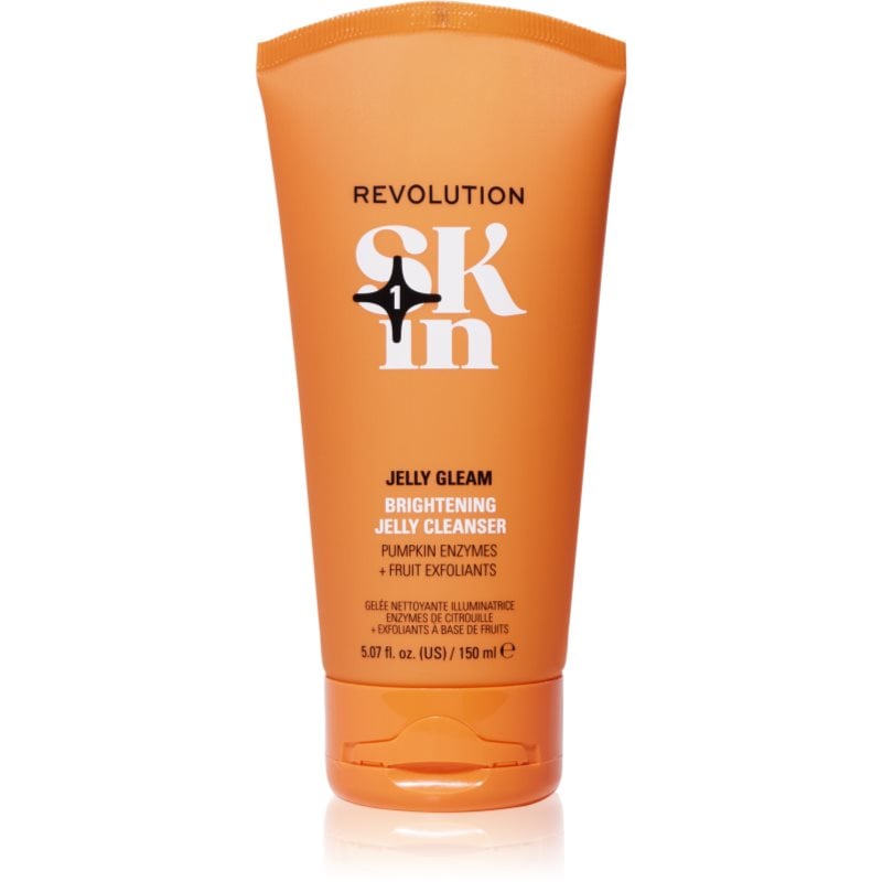 Revolution Skincare Be Bright Natural Fruit AHA Brightening Jelly Cleanser озаряващ почистващ гел