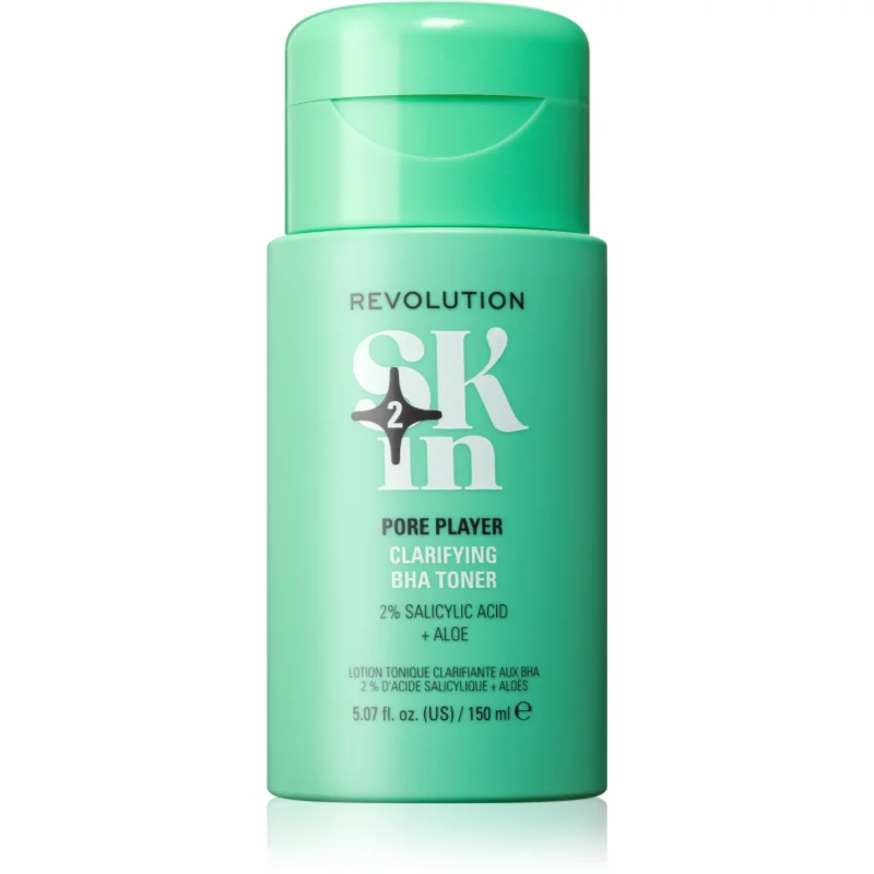 Revolution Skincare Clearly Clarify 2% Salicylic Acid & Aloe Clarifying BHA Toner почистващ тоник за регулиране на себума и минимизиране на порите 150 - Грижа за лице - Сравни цени от 1 магазин с безплатна доставка