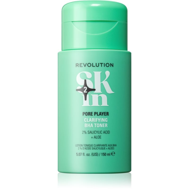Revolution Skincare Clearly Clarify 2% Salicylic Acid & Aloe Clarifying BHA Toner почистващ тоник за регулиране на себума и минимизиране на порите 150 - Грижа за лице - Сравни цени от 1 магазин с безплатна доставка