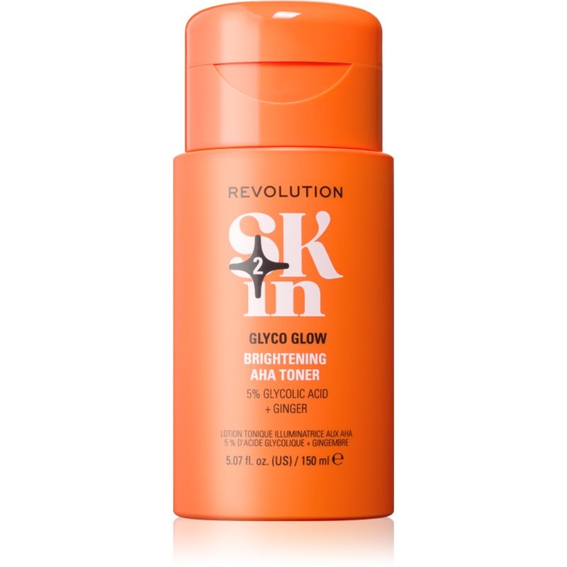 Revolution Skincare Be Bright Glow 5% Glycolic Acid Brightening AHA Toner озаряващ тоник - Грижа за лице - Сравни цени от 1 магазин с безплатна доставка