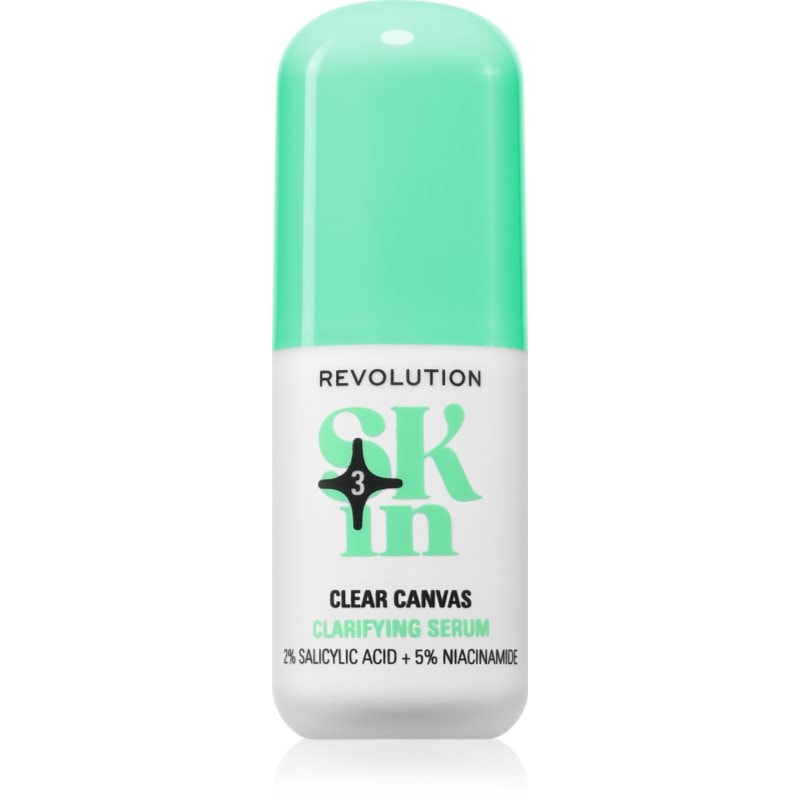 Revolution Skincare Revolution Skincare Clearly Clarify 5% Niacinamide & 2% Salicylic Clarifying Serum изглаждащ ексфолиращ серум с ниацинамид - Унисекс парфюм 30мл - Сравни цени от 1 магазин с безплатна доставка