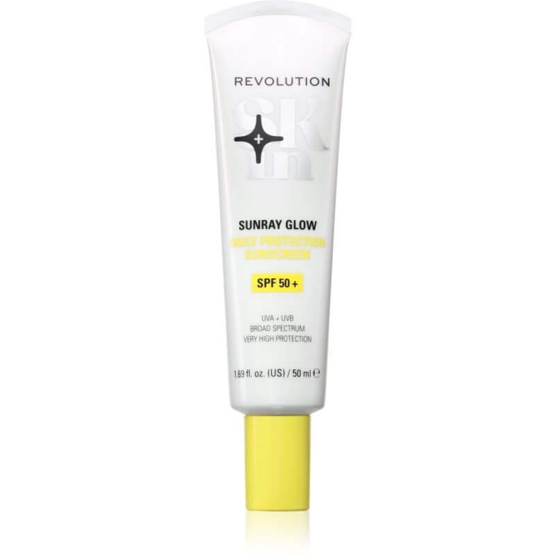 Revolution Skincare Sunray Glow Daily Protection слънцезащитен крем за лице за озаряване на лицето SPF 50+ - Грижа за лице - Сравни цени от 1 магазин с безплатна доставка