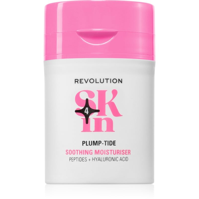 Revolution Skincare Revolution Skincare Go Gentle Peptide & Hyaluronic Acid Moisturiser крем за лице с успокояващ ефект - Унисекс парфюм 50мл - Сравни цени от 1 магазин с безплатна доставка
