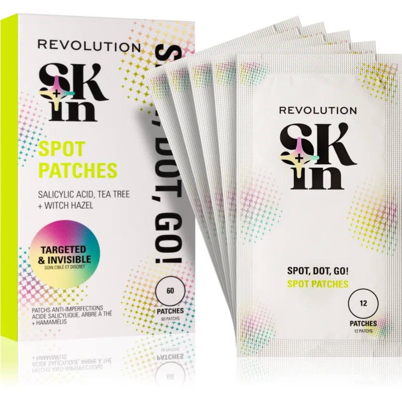 Revolution Skincare Skindividual Clearly Clarify Spot, Dot, Go! Salicylic Acid Spot Patches лепенки за проблемна кожа против акне - Грижа за лице - Сравни цени от 1 магазин с безплатна доставка