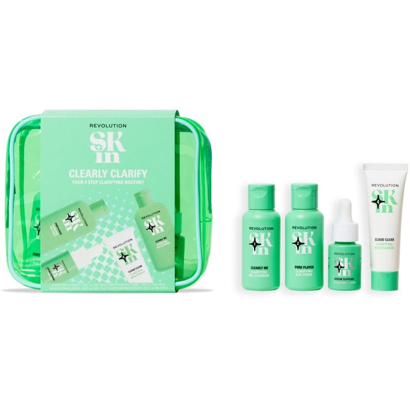 Revolution Skincare Clearly Clarify 4 Step Starter Kit подаръчен комплект за лице