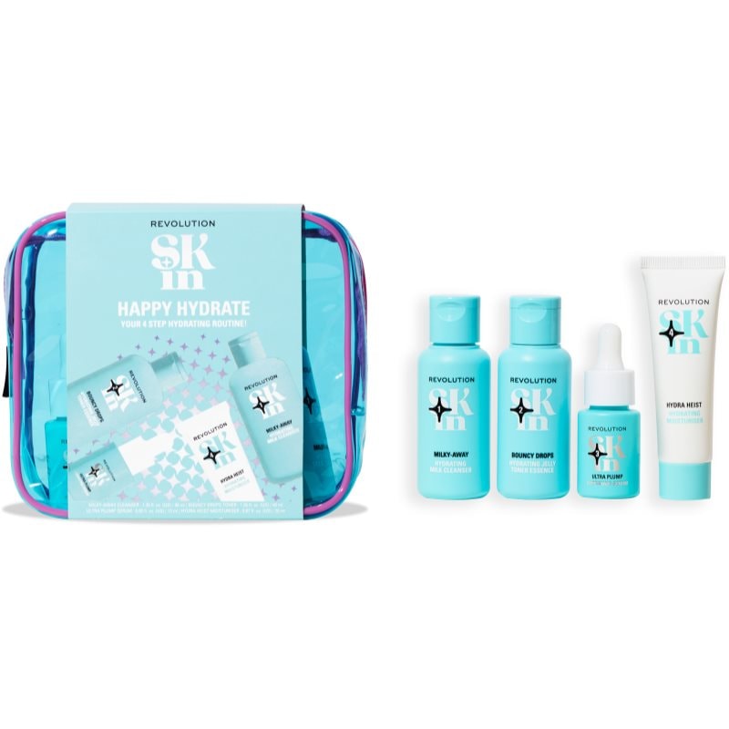 Revolution Skincare Revolution Skincare Happy Hydrate 4 Step Starter Kit подаръчен комплект за лице - Унисекс парфюм - Сравни цени от 1 магазин с безплатна доставка