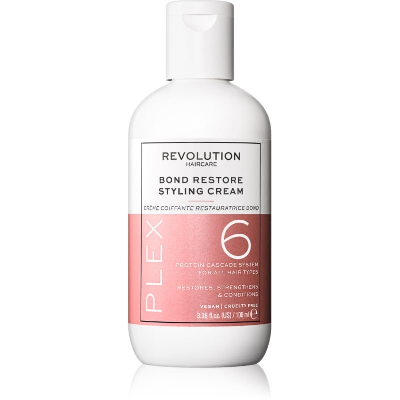 Revolution Haircare Plex No.6 Bond Restore Styling Cream регенерираща грижа без изплакване за увредена коса - Грижа за коса - Сравни цени от 1 магазин с безплатна доставка