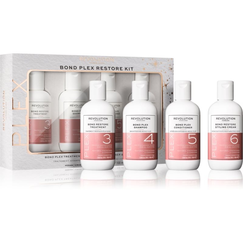 Revolution Haircare Plex Bond Restore Kit комплект за суха и увредена коса - Комплект - Сравни цени от 1 магазин с безплатна доставка