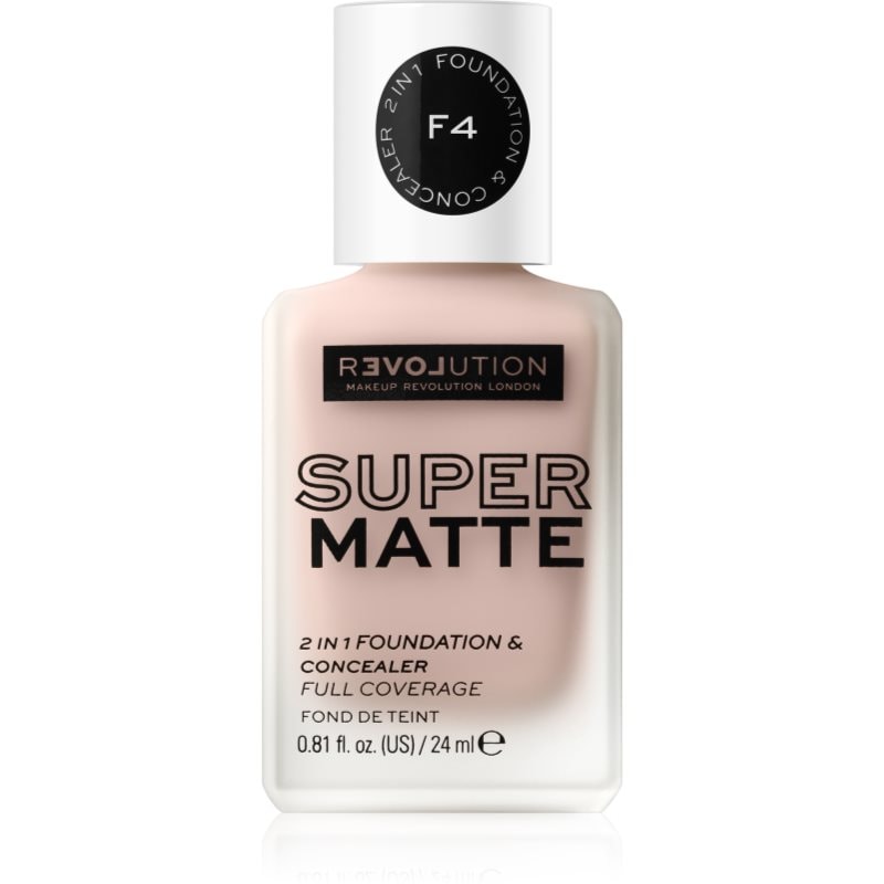 Revolution Relove Revolution Relove Super Matte Foundation дълготраен матиращ фон дьо тен - Унисекс парфюм 24мл - Сравни цени от 1 магазин с безплатна доставка