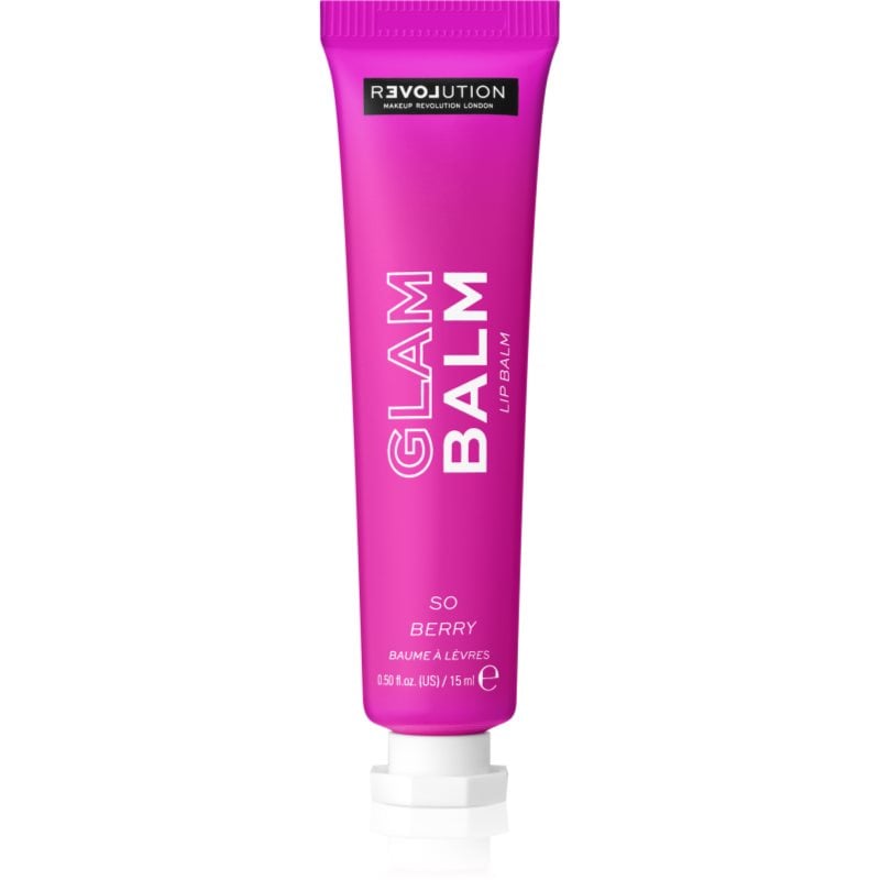 Revolution Relove Glam Balm подхранващ балсам за устни с аромат So Berry