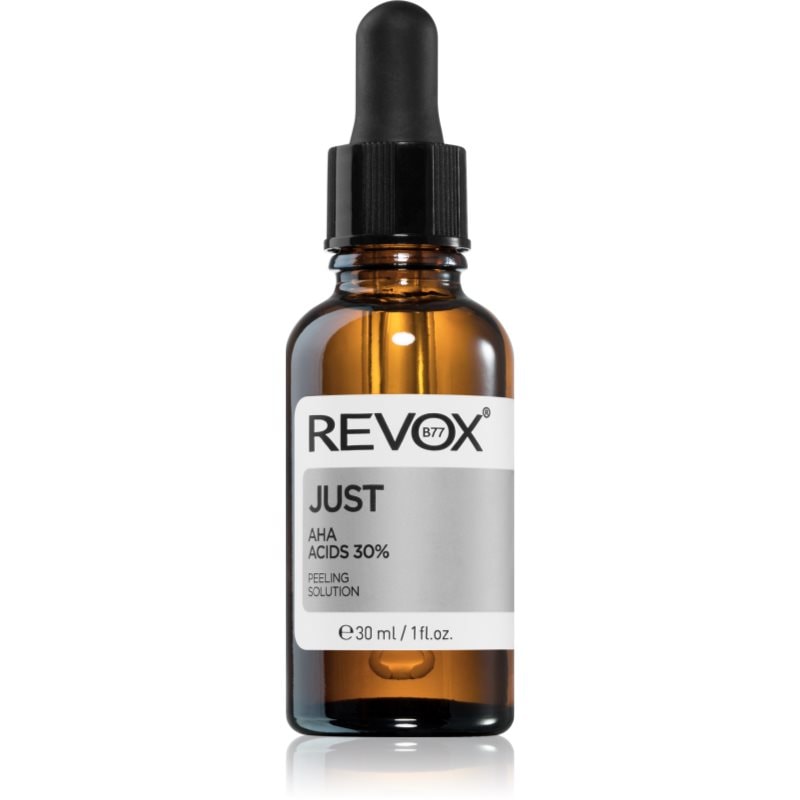 Revox B77 Just AHA Acids 30% ексфолиращ и пилинг серум - Грижа за лице - Сравни цени от 1 магазин с безплатна доставка