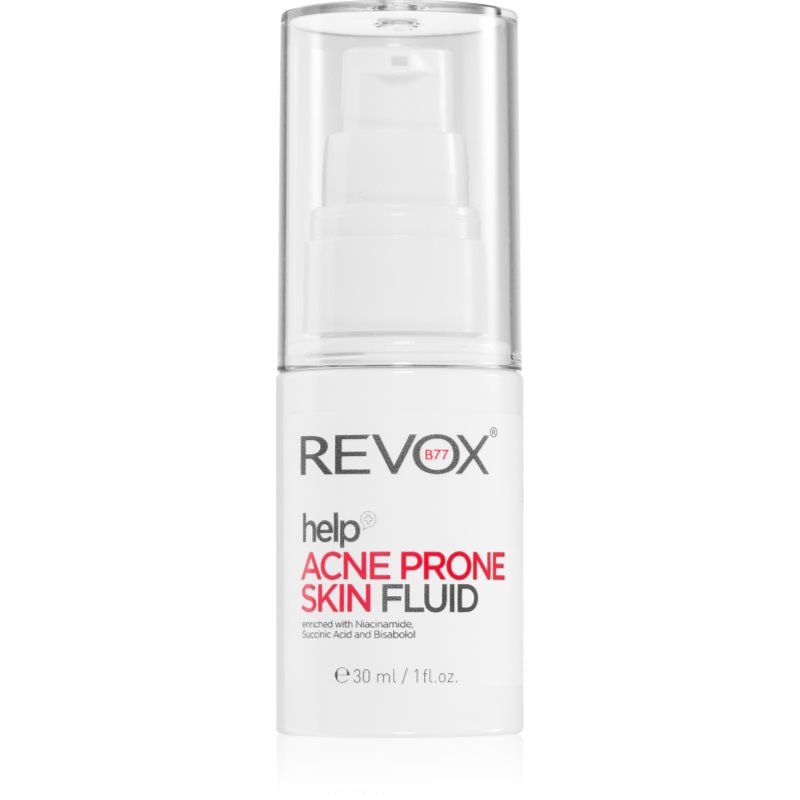 Revox B77 Revox B77 Help Acne Prone Skin Fluid лек хидратиращ флуид за кожа с акне - Унисекс парфюм 30мл - Сравни цени от 1 магазин с безплатна доставка
