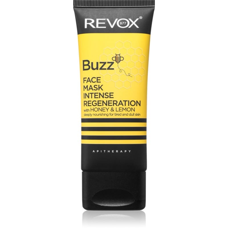 Revox B77 Buzz Face Mask Intense Regeneration регенерираща маска за лице с подхранващ ефект Lemon & Honey