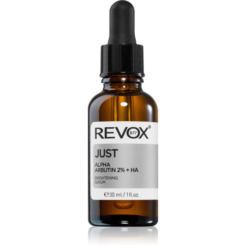 Revox B77 Just Alpha Arbutin 2% + HA озаряващ серум на лицето и шията - Грижа за лице - Сравни цени от 1 магазин с безплатна доставка