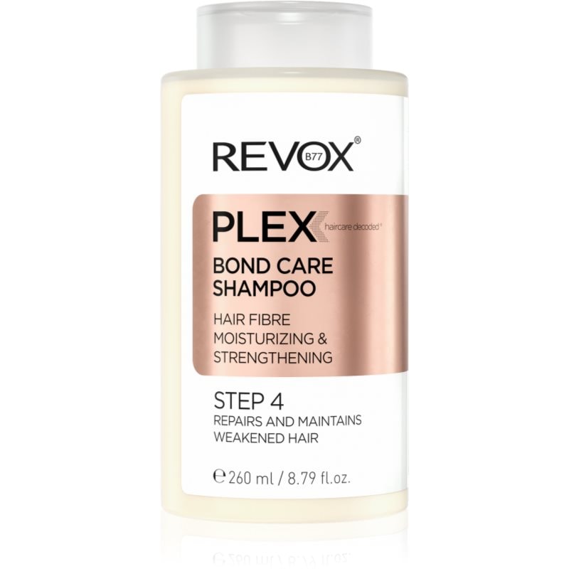 Revox B77 Revox B77 PLEX Bond Care Shampoo. Step 4 подсилващ шампоан с хидратиращ ефект - Унисекс парфюм 260мл - Сравни цени от 1 магазин с безплатна доставка