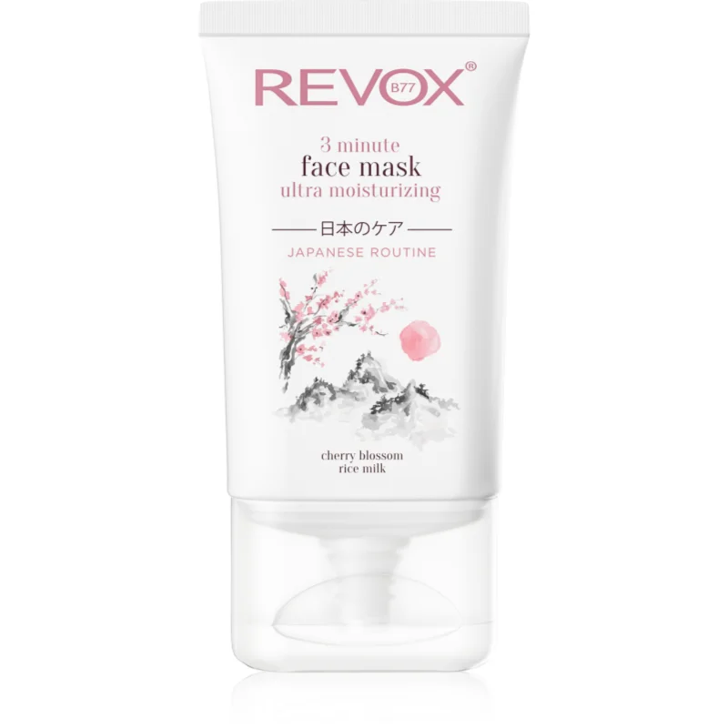 Revox B77 Japanese Routine 3 Minute Face Mask Ultra Moisturizing интензивна хидратираща маска за лице - Грижа за лице - Сравни цени от 1 магазин с безплатна доставка