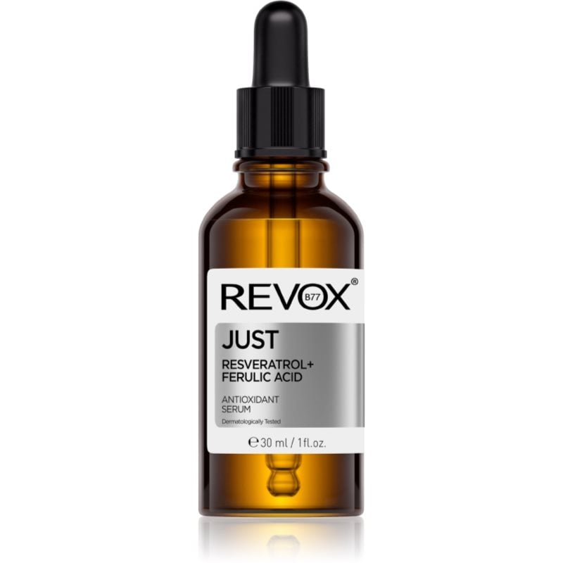 Revox B77 JUST Resveratrol + Ferulic Acid антиоксидантен серум на лицето и шията