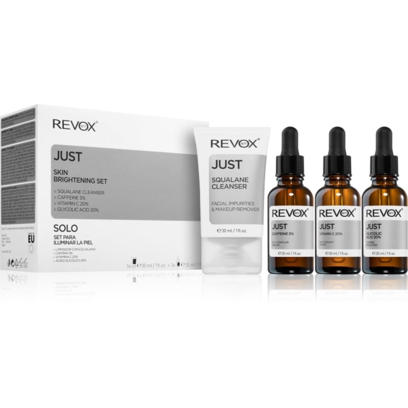 Revox B77 Revox B77 JUST Skin Brightening Set комплект за озаряване на лицето - Унисекс парфюм - Сравни цени от 1 магазин с безплатна доставка