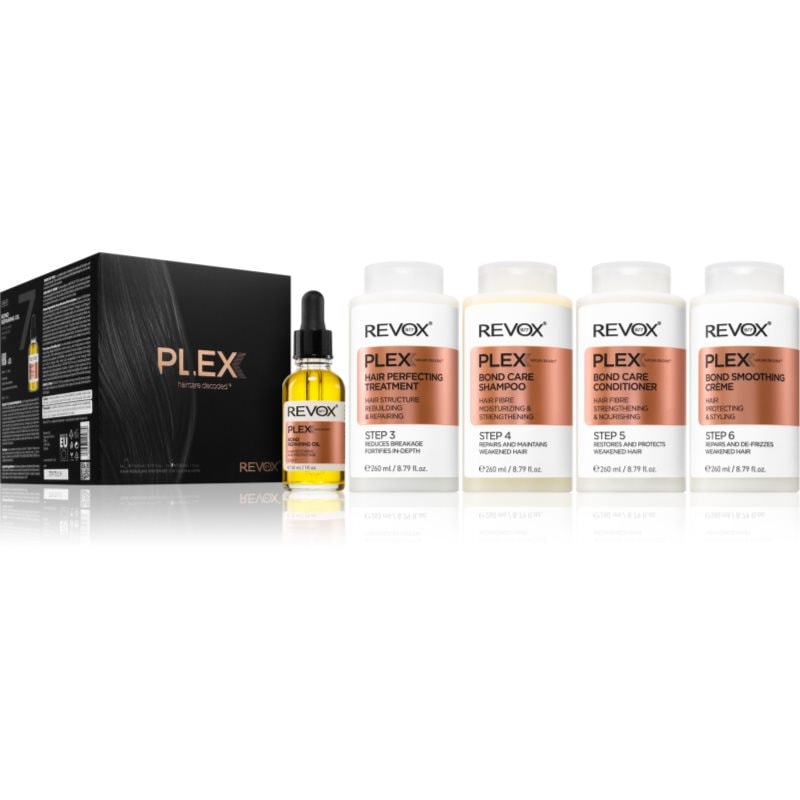 Revox B77 Plex Hair Rebuilding System Set for Salon & Home комплект за увредена и боядисана коса - Комплект - Сравни цени от 1 магазин с безплатна доставка