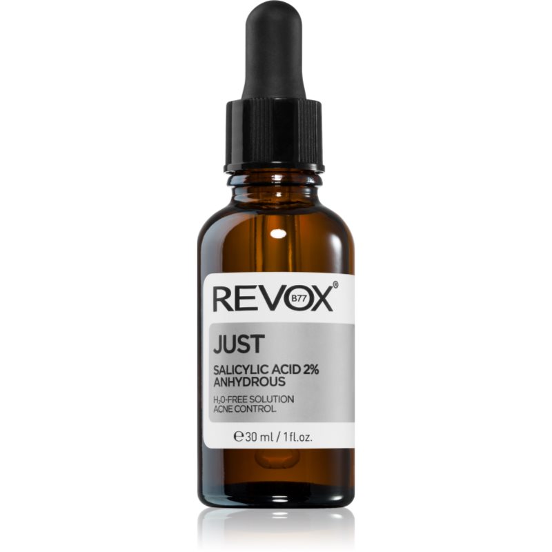 Revox B77 Just Salicylic Acid 2% Anhydrous ексфолиращ и пилинг серум за лице - Грижа за лице - Сравни цени от 1 магазин с безплатна доставка