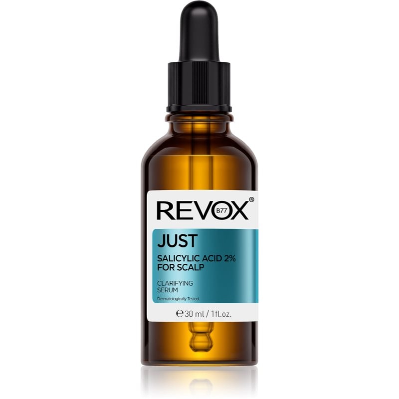 Revox B77 JUST Salicylic Acid 2% дълбоко почистващ серум за скалп - Грижа за коса - Сравни цени от 1 магазин с безплатна доставка