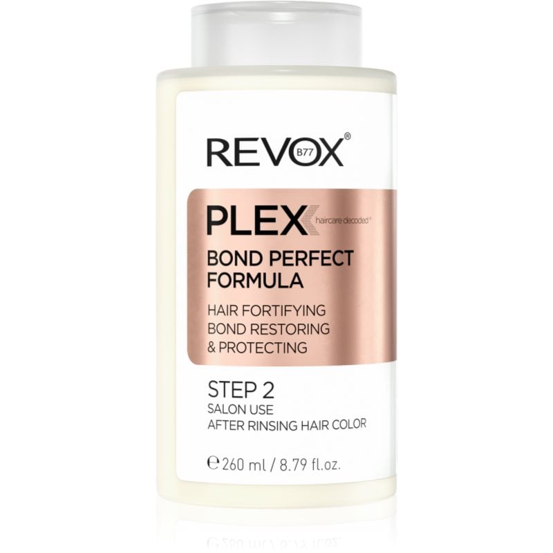 Revox B77 PLEX Bond Perfect Formula. Step 2 укрепваща грижа за химическо третирана коса