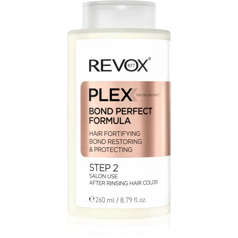 Revox B77 PLEX Bond Perfect Formula. Step 2 укрепваща грижа за химическо третирана коса