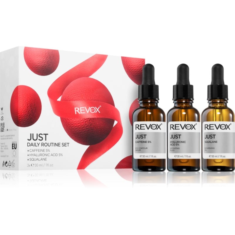 Revox B77 JUST Daily Routine Gift Set подаръчен комплект за подхранване и хидратация - Комплект - Сравни цени от 1 магазин с безплатна доставка