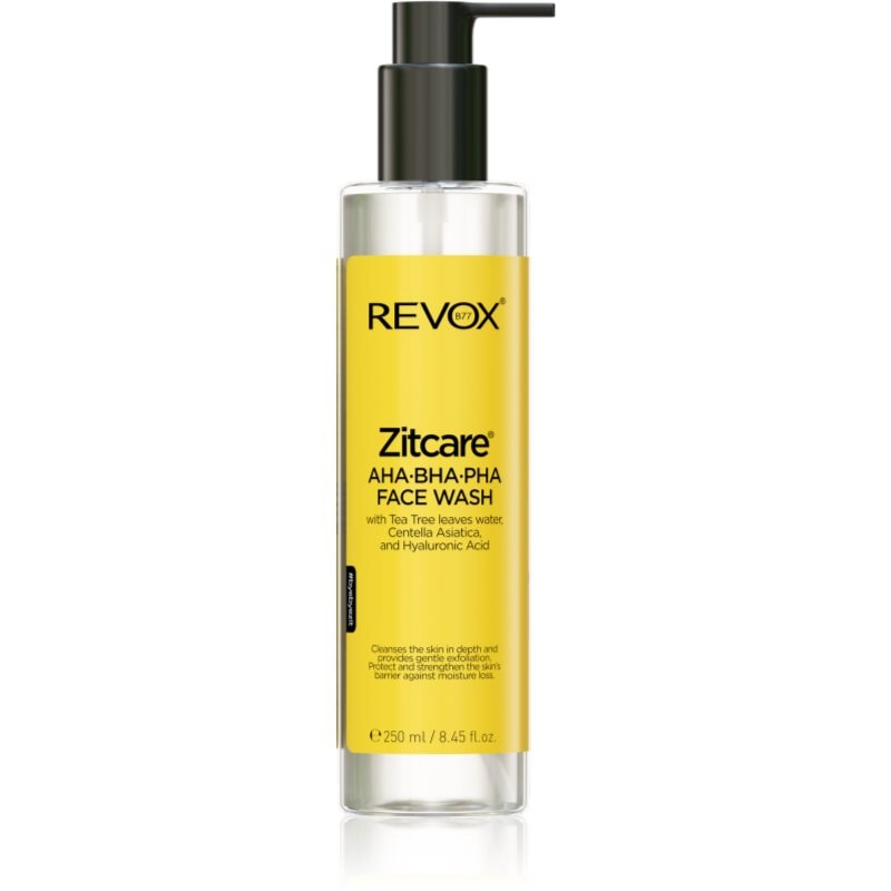 Revox B77 Zitcare AHA BHA PHA Face Wash лек почистващ гел с ексфолиращо действие - Грижа за лице - Сравни цени от 1 магазин с безплатна доставка