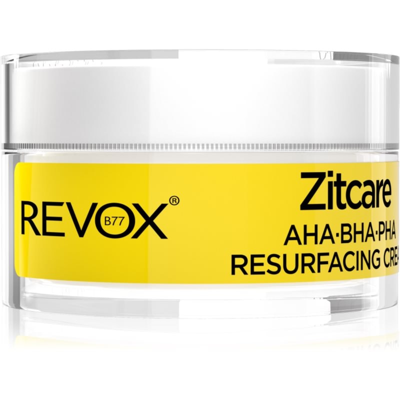 Revox B77 Zitcare AHA BHA PHA Resurfacing Cream изглаждащ нощен крем - Грижа за лице - Сравни цени от 1 магазин с безплатна доставка
