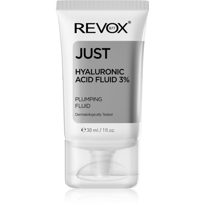 Revox B77 JUST Hyaluronic Acid Fluid 3% лек хидратиращ флуид за лице - Грижа за лице - Сравни цени от 1 магазин с безплатна доставка