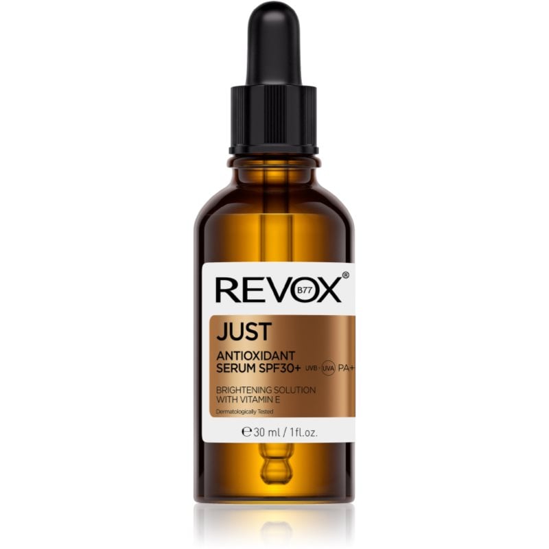 Revox B77 JUST Antioxidant Serum SPF 30+ озаряващ серум за лице SPF 30