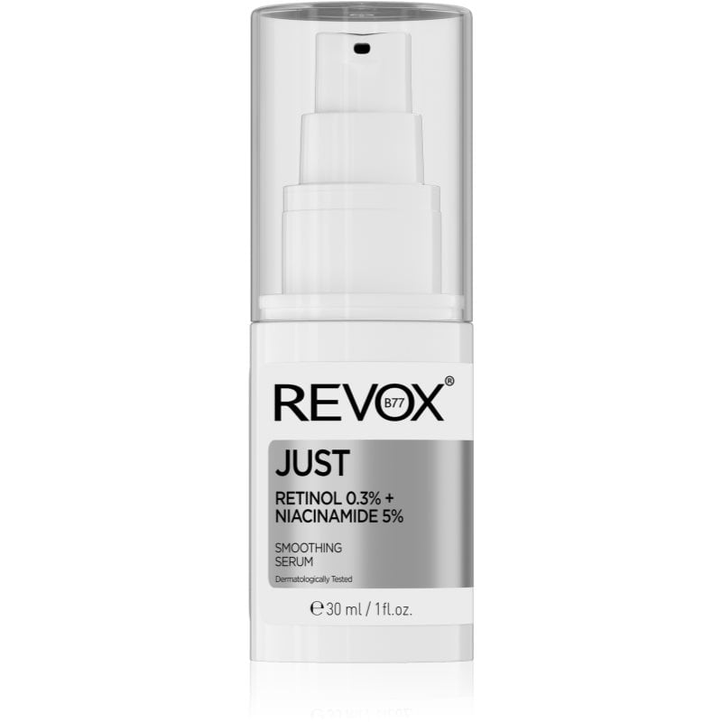 Revox B77 JUST Retinol 0.3% + Niacinamide 5% хидратираща изглаждаща емулсия против стареене на кожата