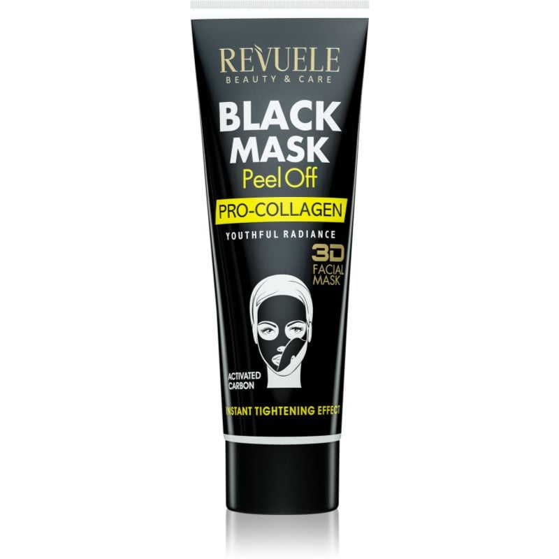 Revuele Black Mask Peel Off Pro-Colagen отлепваща се маска за стягане на кожата