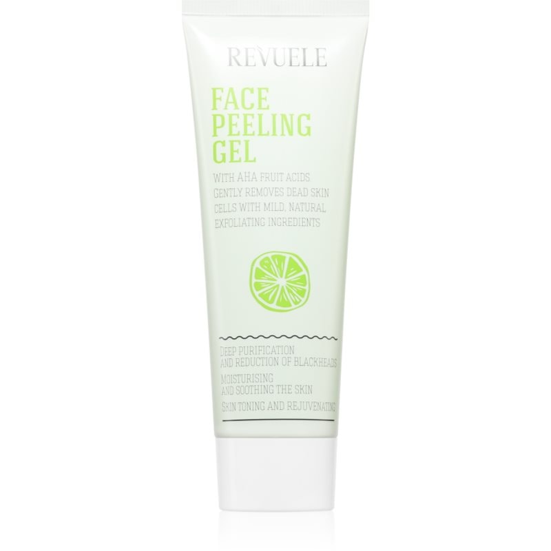 Revuele Revuele Face Peeling Gel AHA Fruit Acids почистващ пилинг за лице против черни точки - Унисекс парфюм 80мл - Сравни цени от 1 магазин с безплатна доставка