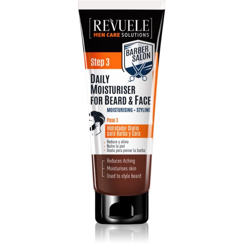 Revuele Men Care Solutions Barber Salon хидратиращ крем за зоната на лицето и брадата