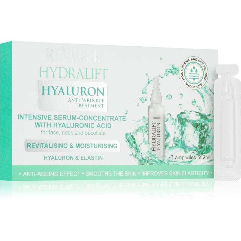 Revuele Hydralift Hyaluron интензивен серум за лице, врат и деколкте 7x - Грижа за лице - Сравни цени от 1 магазин с безплатна доставка