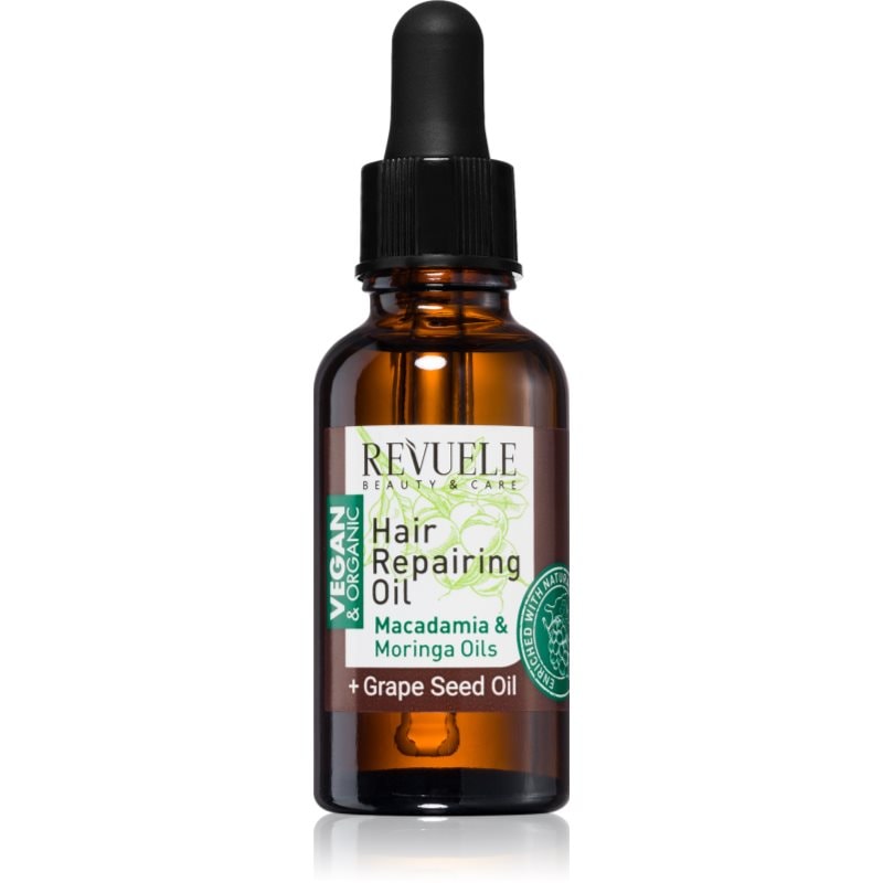 Revuele Vegan & Organic Hair Repairing Oil подхранващо масло за укрепване на косата - Грижа за коса - Сравни цени от 1 магазин с безплатна доставка