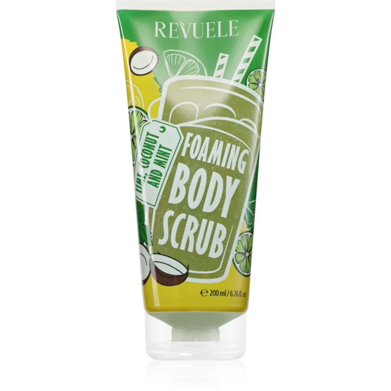 Revuele Foaming Body Scrub Lime, Coconut and Mint пилинг за тяло - Грижа за тяло - Сравни цени от 1 магазин с безплатна доставка