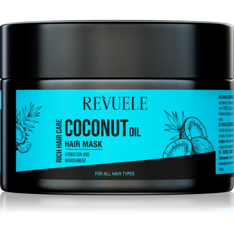 Revuele Coconut Oil Hair Mask подхранваща и хидратираща маска за коса - Грижа за коса - Сравни цени от 1 магазин с безплатна доставка