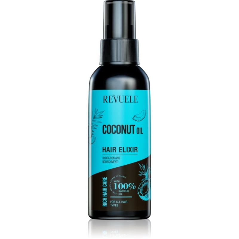 Revuele Coconut Oil Hair Elixir еликсир без отмиване за топлинно третиране на косата - Грижа за коса - Сравни цени от 1 магазин с безплатна доставка