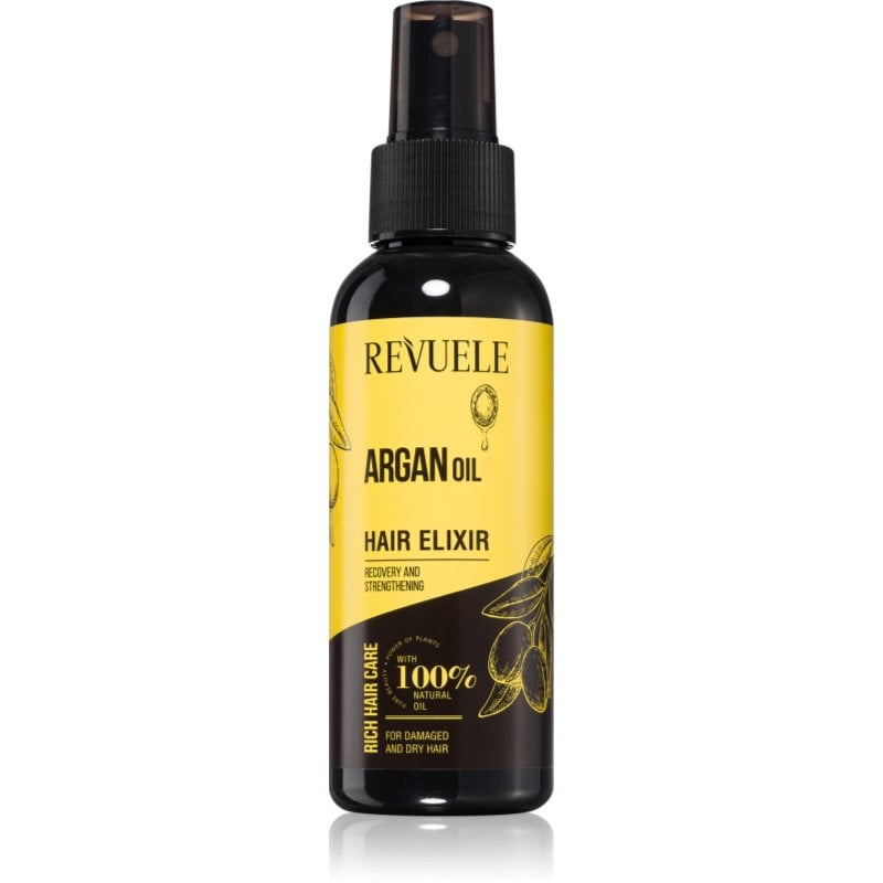 Revuele Argan Oil Hair Elixir защитен спрей за суха и увредена коса