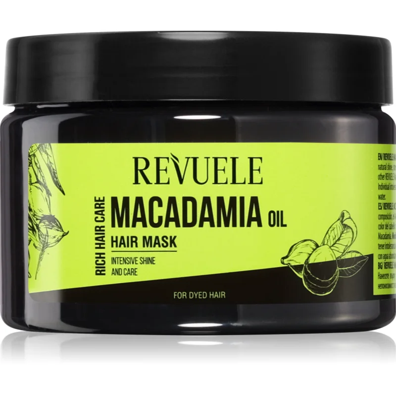Revuele Macadamia Oil Hair Mask маска-грижа за ядисана коса - Грижа за коса - Сравни цени от 1 магазин с безплатна доставка